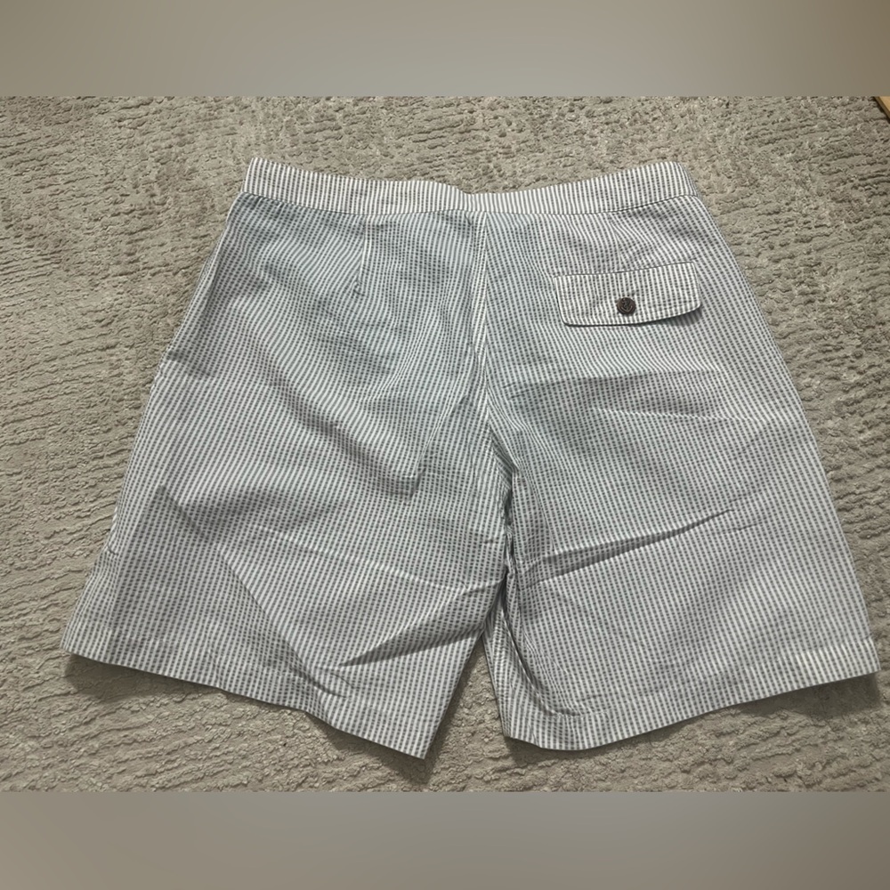 Retromarine Seersucker Swim Shorts - Picture 7 of 8